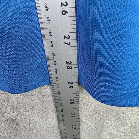 Mens Roundtree & Yorke Performance Blue Golf Polo Shirt Short Sleeve Size 2XB - Picture 6 of 8